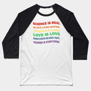 Gay Pride Science Is Real  T-Shirt Baseball T-Shirt